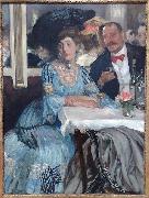 William Glackens At Mouquin's china oil painting artist